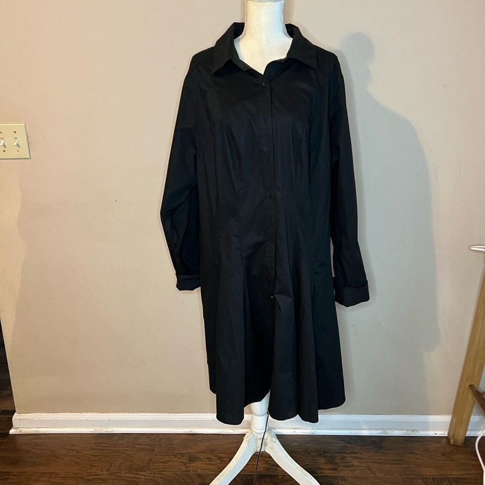 Torrid Poplin Shirt Dress - Picture 2 of 6